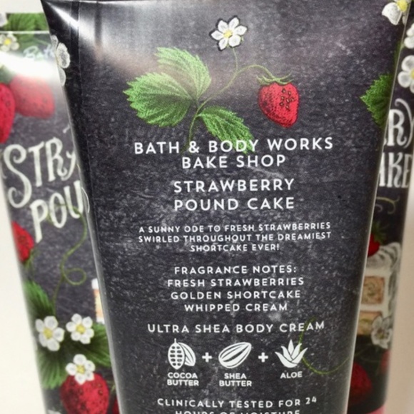 STRAWBERRY POUND CAKE Body Cream * firm - Picture 2 of 2